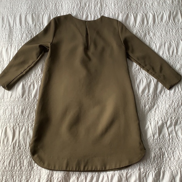 Moss Green Shift Dress - Picture 5 of 5